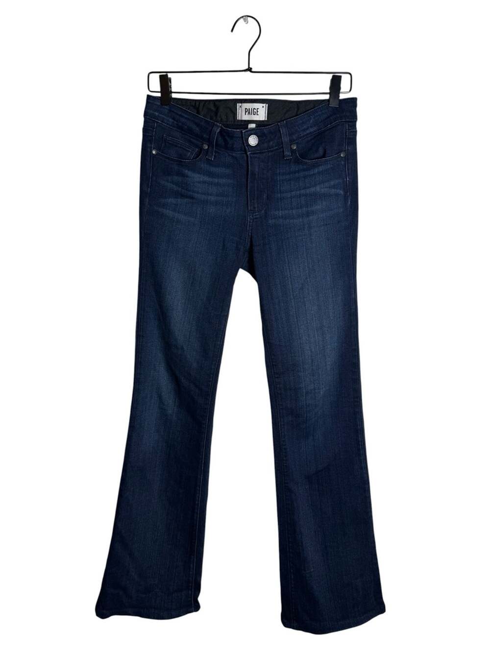 PAIGE Skyline Bootcut Jeans Mid Rise Blue Denim Soft Stretch Size 27